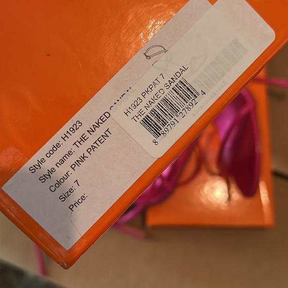 BILLINI THE NAKED SANDAL - PINK PATENT - Picture 8 of 9